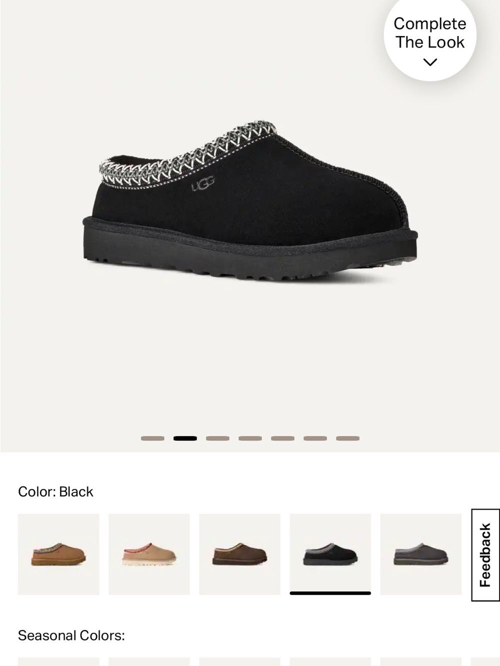 UGG Tazman Black clogs